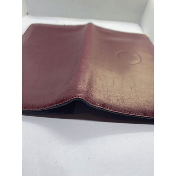 Authentic Celine Paris Burgundy Red Leather Long Slim Wallet - Picture 3 of 10